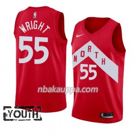 Toronto Raptors Delon Wright 55 2018-19 Nike Punainen Pelipaidat Swingman - Lasten